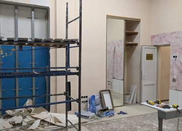В областной больнице продолжается ремонт офтальмологического отделения для СOVID-пациентов