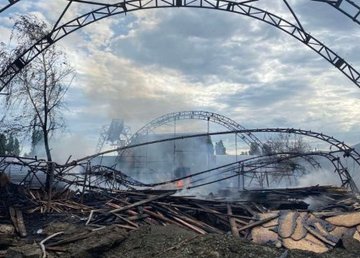 В Основянском районе из-за обстрела произошел крупный пожар В Основянском районе из-за обстрела произошел крупный пожар