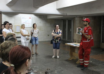 В пятницу на станциях метро для харьковчан устроят курсы безопасности в условиях военной угрозы