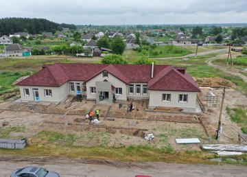 В Змиевской громаде завершают строительство сельской амбулатории