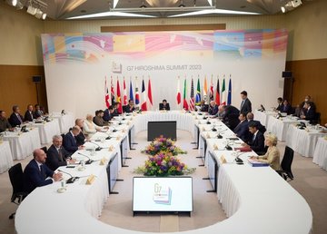 Виступ Президента Володимира Зеленського на робочій сесії саміту «Назустріч мирному, стабільному та процвітаючому світу» за участю країн G7, України та партнерів