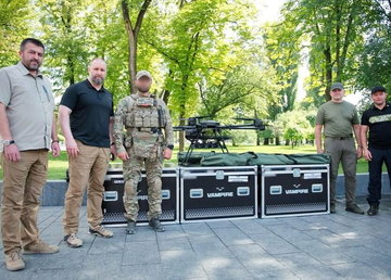 Військовим, які протистоять ворогу на Харківщині, передали 3 дрони «Vampire»