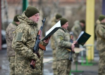 Військовослужбовці Окремого стрілецького батальйону Харківщини склали присягу