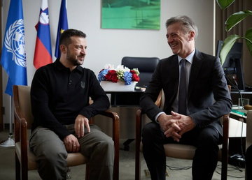 Володимир Зеленський зустрівся з Прем’єр-міністром Словенії