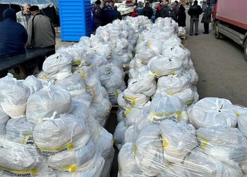 Впродовж тижня Обласний гумштаб відправив понад 11 тисяч проднаборів, 22 тонни продуктів, одягу і засобів гігієни