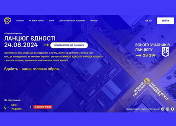 Всесвітня акція «Ланцюг єдності» до Дня Незалежності України