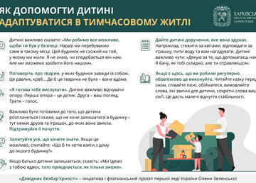 Як допомогти дитині адаптуватися в тимчасовому житлі – читайте у «Довіднику безбар’єрності»