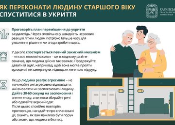 Як переконати людину старшого віку спуститися в укриття – читайте у «Довіднику безбар’єрності»
