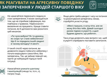 Як реагувати на агресивну поведінку і заперечення у людей старшого віку – детальніше в «Довіднику безбар’єрності»