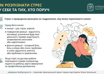 Як розпізнати стрес у себе та тих, хто поруч – детально в «Довіднику безбар’єрності»