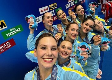 Збірна України з артистичного плавання здобула «бронзу» чемпіонату світу