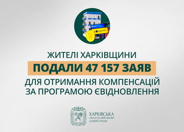 «Жителі Харківщини подали 47 157 заяв для отримання компенсацій за програмою єВідновлення», - Олег Синєгубов