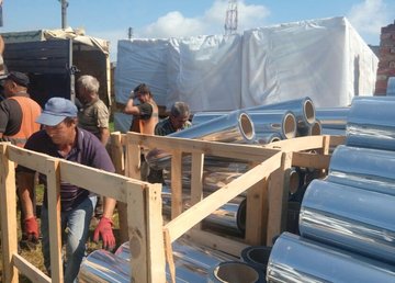 Жителям Куп’янщини передали захисну плівку