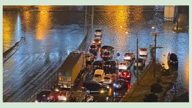 В Харькове за ночь выпало полторы месячной нормы осадков