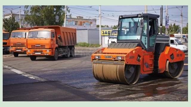 Улицы Плановую и Дудинскую ремонтируют Улицы Плановую и Дудинскую ремонтируют