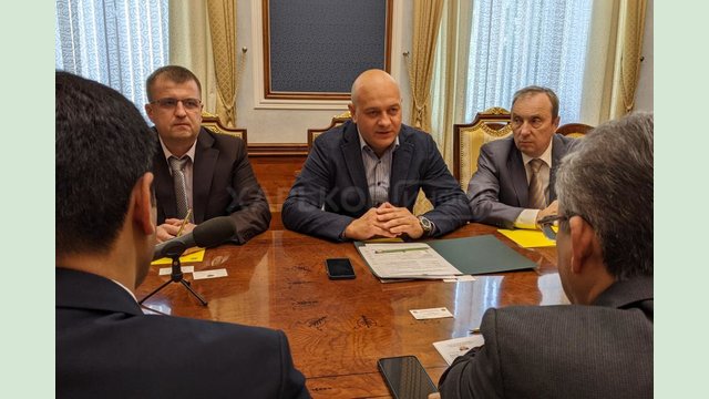 Александр Скакун встретился с Послом Узбекистана в Украине Алишером Курмановым Александр Скакун встретился с Послом Узбекистана в Украине Алишером Курмановым