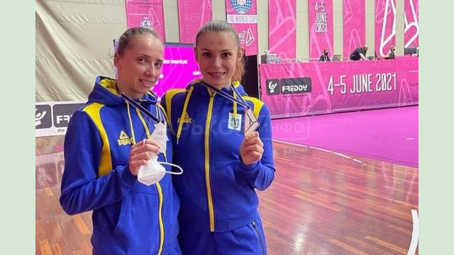 Анна Бакуновицкая - серебряный призер Кубка мира по прыжкам на батуте Анна Бакуновицкая - серебряный призер Кубка мира по прыжкам на батуте