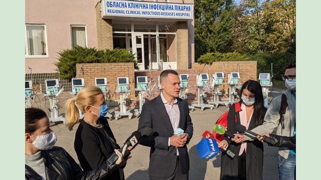 Больницы Харьковской области получили 16 новых аппаратов ИВЛ Больницы Харьковской области получили 16 новых аппаратов ИВЛ