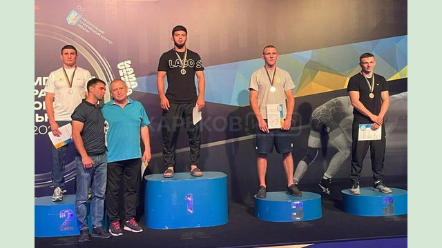 Борці Харківщини здобули 1 золоту та 3 бронзові медалі на чемпіонаті України з вільної боротьби Борці Харківщини здобули 1 золоту та 3 бронзові медалі на чемпіонаті України з вільної боротьби