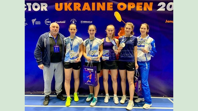 Бугрова и компания – призеры международного турнира VICTOR Ukraine Open 2022