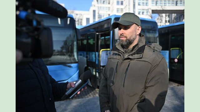 До Харківщини від уряду Естонії прибули 11 сучасних автобусів