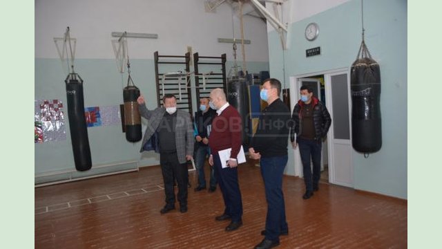 Евгений Грицков посетил Школу высшего спортивного мастерства Евгений Грицков посетил Школу высшего спортивного мастерства