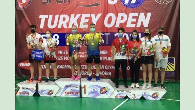 Евгения Кантемир завоевала два «золота» «Turkey U17 Open 2021»