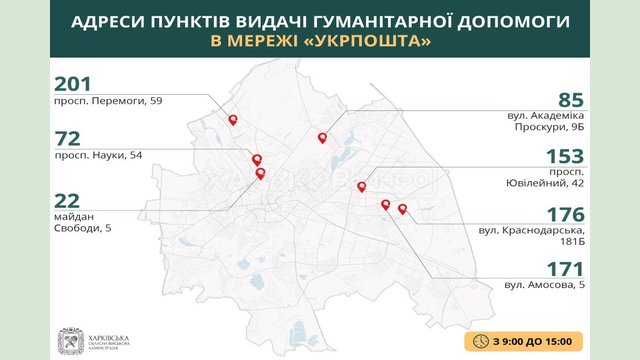 Где получить гуманитарную помощь в Харькове 1 мая Где получить гуманитарную помощь в Харькове 1 мая