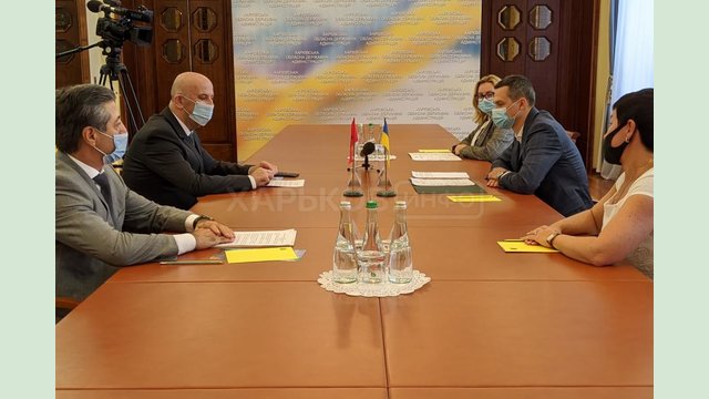 Глава ХОГА провел встречу с временно поверенным в делах Албании в Украине Глава ХОГА провел встречу с временно поверенным в делах Албании в Украине