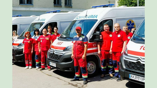 Харківщина отримала від Фундації Олени Зеленської та МОЗ 10 машин швидкої допомоги Харківщина отримала від Фундації Олени Зеленської та МОЗ 10 машин швидкої допомоги