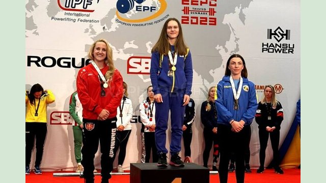 Харківська спортсменка перемогла на чемпіонаті Європи з пауерліфтингу Харківська спортсменка перемогла на чемпіонаті Європи з пауерліфтингу