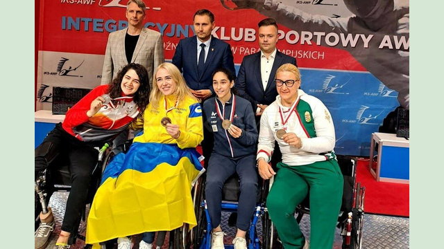 Харківські паралімпійці здобули медалі міжнародного змагання