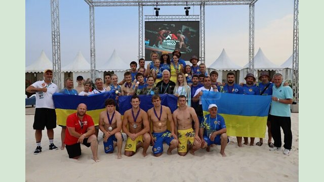 Харківські спортсмени здобули 7 медалей чемпіонату Європи з пляжної боротьби серед кадетів та юніорів