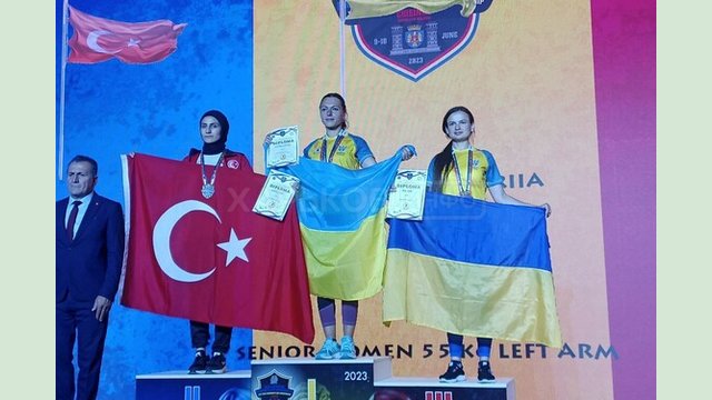 Харків’янка Вікторія Ілюшина виборола 3 «золота» на чемпіонаті Європи з армреслінгу Харків’янка Вікторія Ілюшина виборола 3 «золота» на чемпіонаті Європи з армреслінгу