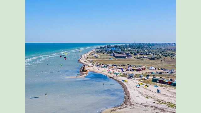 Панорамный вид Арабатской Стрелки