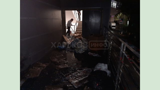 Харьков: ликвидировано возгорание на лоджии в ТРЦ «Nikolsky» Харьков: ликвидировано возгорание на лоджии в ТРЦ «Nikolsky»