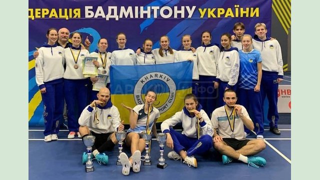 Харьковчане – победители и призеры чемпионата Украины по бадминтону