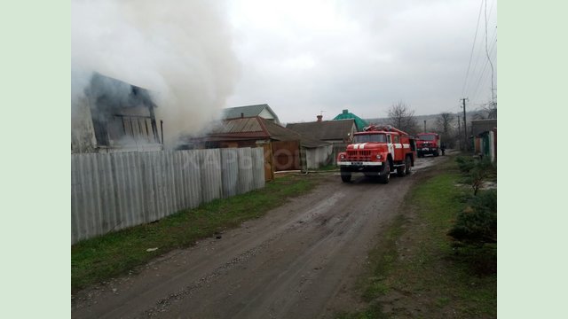 Харьковский район: горела хозяйственная постройка