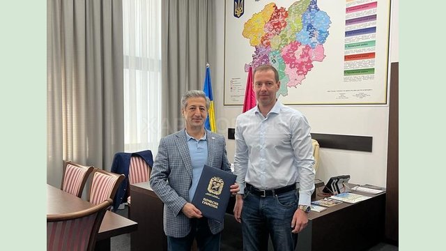 Євген Іванов провів зустріч з Почесним консулом Республіки Албанія в місті Харкові