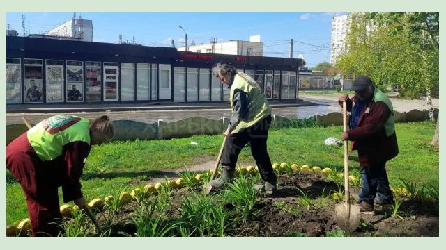 Коммунальщики приводят в порядок дворы харьковчан Коммунальщики приводят в порядок дворы харьковчан
