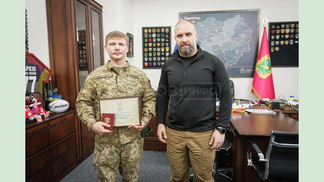 На Харківщині відзнаку Міністерства оборони України отримав військовий капелан На Харківщині відзнаку Міністерства оборони України отримав військовий капелан
