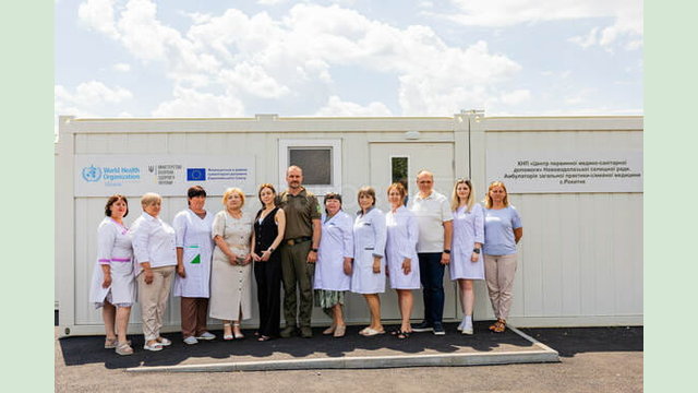 На Харківщині запрацювала ще одна модульна амбулаторія На Харківщині запрацювала ще одна модульна амбулаторія