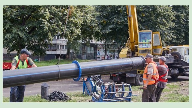 На Салтовке меняют сети холодного водоснабжения