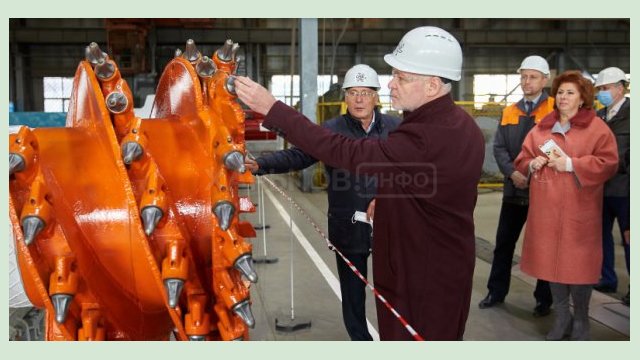 На заводе «Свет шахтера» презентовали современный комплекс для горняков