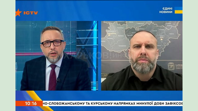 Олег Синєгубов в ефірі «Єдиних новин» розповів про оперативну ситуацію на Харківщині