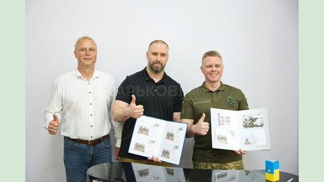 Олег Синєгубов взяв участь у спецпогашенні поштової марки, присвяченої СБУ Олег Синєгубов взяв участь у спецпогашенні поштової марки, присвяченої СБУ