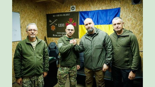Олег Синєгубов з робочим візитом відвідав позиції 66-ї ОМБр імені Мстислава Хороброго