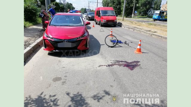 Полиция устанавливает обстоятельства гибели велосипедиста в Харькове