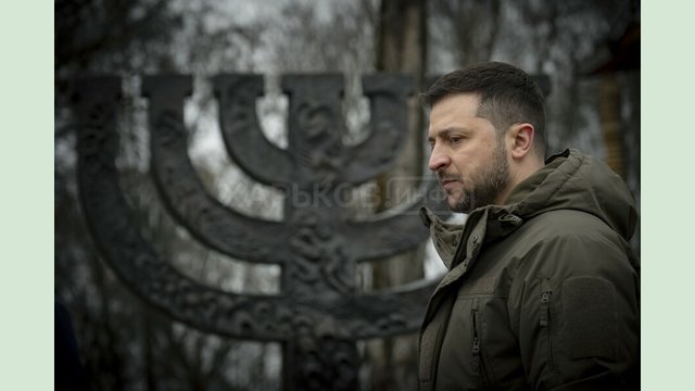 Президент ушанував пам’ять жертв Голокосту Президент ушанував пам’ять жертв Голокосту