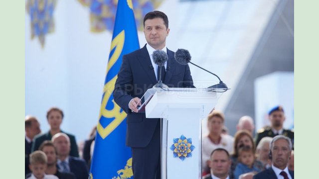 Речь Президента Владимира Зеленского по случаю 30-й годовщины независимости Украины Речь Президента Владимира Зеленского по случаю 30-й годовщины независимости Украины